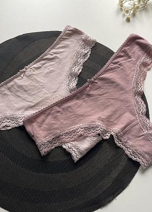 2 шт набір трусиків бразеліано h&m бавовна