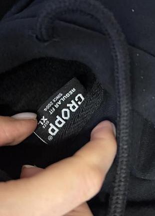 Худі чоловіче cropp, з капюшоном чорне 2