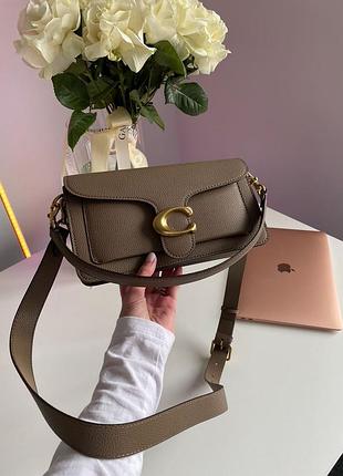 Сумки для жінок coach tabby shoulder bag 26 dark stone