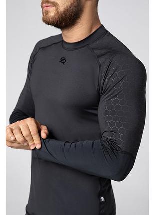 Лонгслив radical stone ls для тренировок, черный (stone-ls-black)