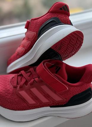 Кросівки дитячі adidas червоні, довжина устілки 18 см