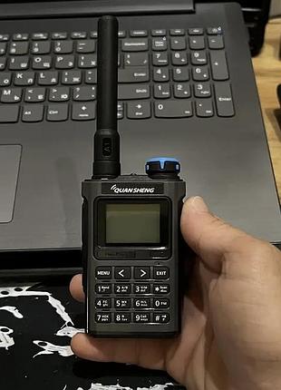 Рація quansheng k1 uv-k1 5w vhf/uhf портативна двохдіапазонна
