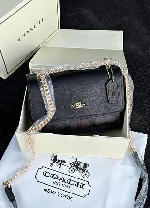 Сумки для жінок coach mini klare crossbody in signature canvas brown