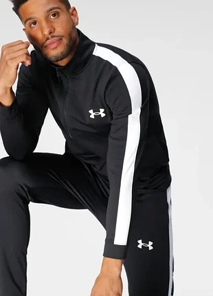 Спортивні для підлітків under armour чорна з білими смужками