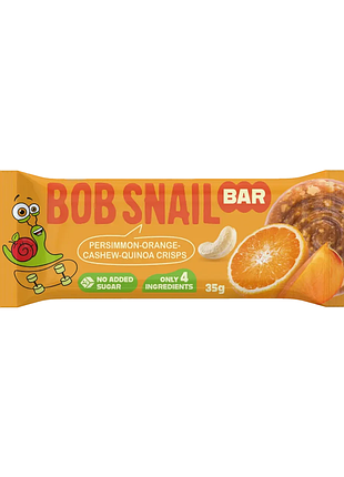 Фруктово-горіховий батончик bob snail «хурма–апельсин–кеш’ю–кіноа», 35г