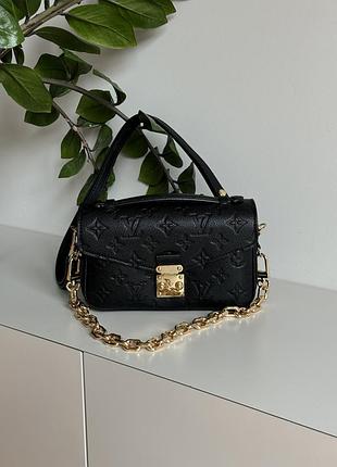 Сумки для жінок louis vuitton pochette métis east west bag чорна