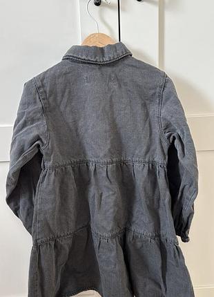 Плаття джинсове zara 110 см 2