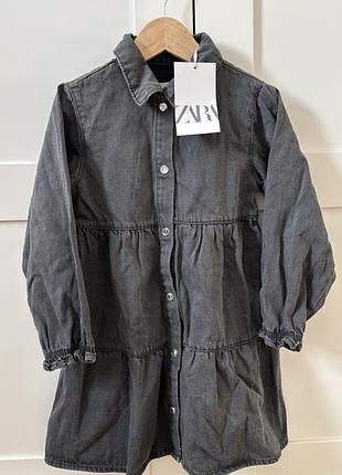 Плаття джинсове zara 110 см