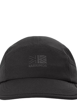 Кепка унісекс бейсболка м'який козирок karrimor sun-blocking race cap black (381157460) кепка бейсболка блейзер блайзер карімор балон плащовка