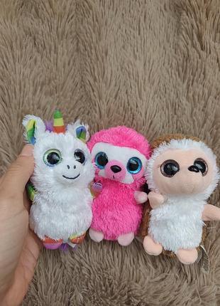 Мини-глазастики mini motsu (или animotsu) keel toys ежик ленивец единорог