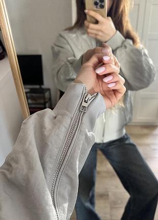Куртка бомбер oversize zara xs-s 6