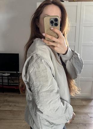 Куртка бомбер oversize zara xs-s 5
