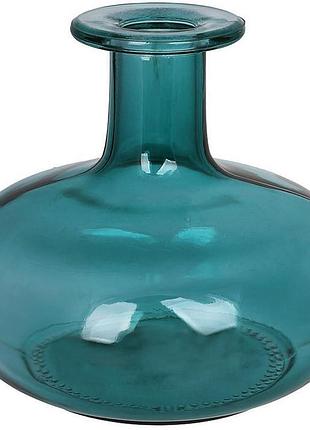 Скляна міні-ваза "midnight glass" ø12.5х10.5см, смарагдово-зелена