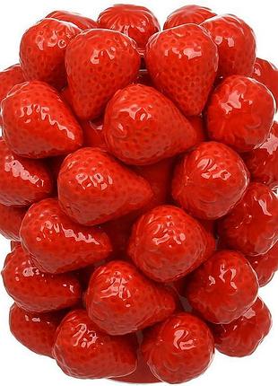 Ваза порцелянова "strawberries" ø21x24см, червона полуниця