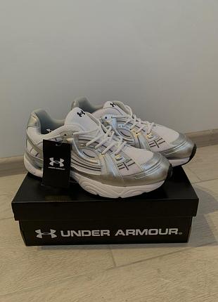 Оригінал! нові кросівки under armour sola white/silver