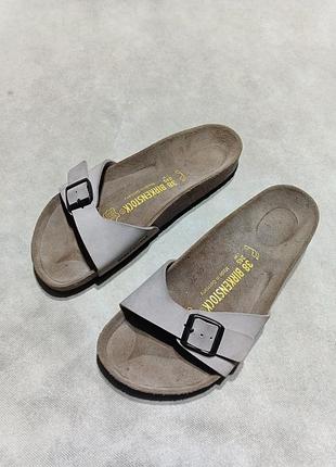 Оригинальные ортопедические тапочки шлепанцы сандалии birkenstock madrid