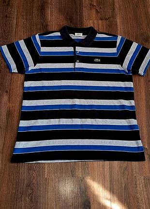Мужская уникальная футболка поло lacoste оригинал