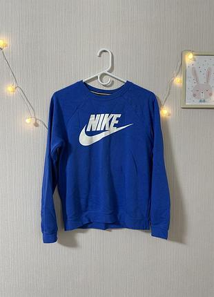 Світшот жіночий nike синій з логотипом