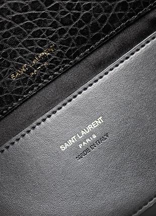 Сумка cassandre large envelope pouch in black 4