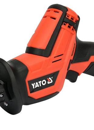 Акумуляторна пила шаблева yato li-ion 12 в 2 агод хід полотна 12.7 мм 2 полотна для роботи на будівництві