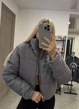 Куртка анорак пуффер zara