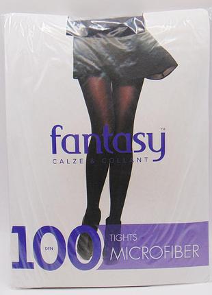 Колготи 100 den мікрофібра р.3 чорні fantasy