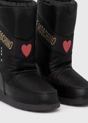 Черевики снігоходи love moschino