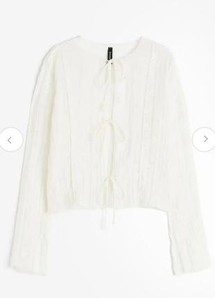 Блуза h&m напівпрозора 4
