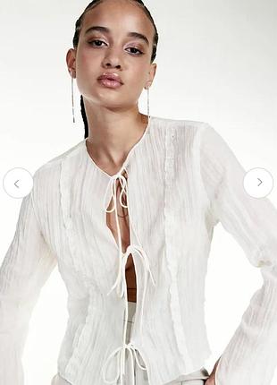 Блуза h&m напівпрозора