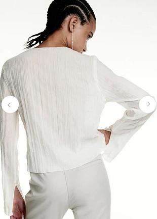 Блуза h&m напівпрозора 2