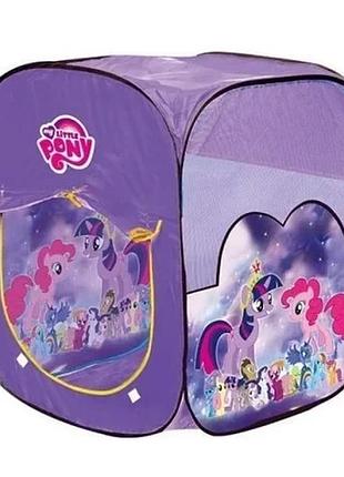 Намет дитячий bambi з принтом my little pony поні 72х72х82 см фіолетовий
