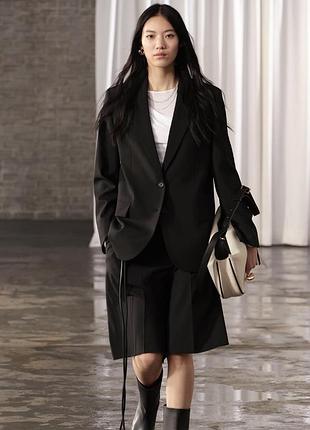 Якісний чорний блейзер zara 3
