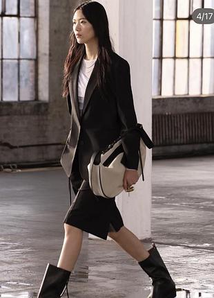 Якісний чорний блейзер zara 5