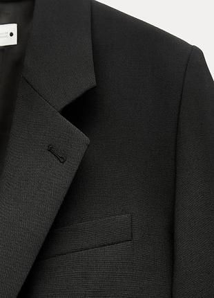 Якісний чорний блейзер zara 6