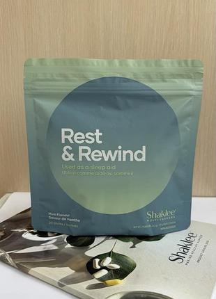 Расслабляющий чай для поддержания сна с мелиссой и магнием rest rewind shaklee