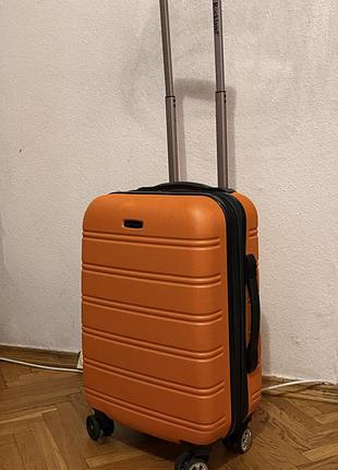 Валіза rockland s carry-on, ручна поклажа, помаранчева