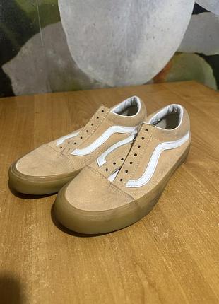 Кеди жіночі vans бежеві