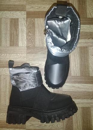 Новые сапоги дутики р.36