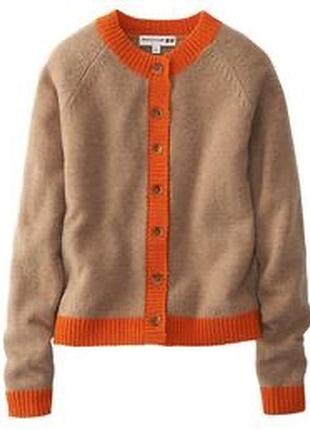 В'язаний кардиган з альпакою uniqlo x ines de la fressange