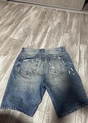 Джинсові шорти zara 42/32 3