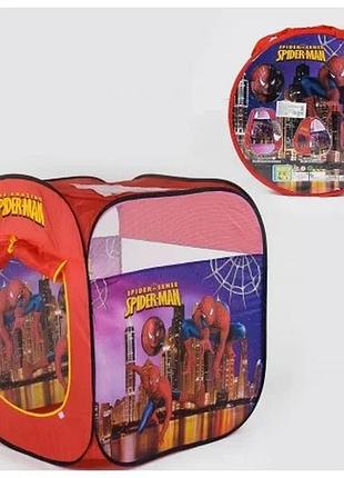 Намет дитячий bambi з принтом людина-павук spider men 72х72х82 см червоний