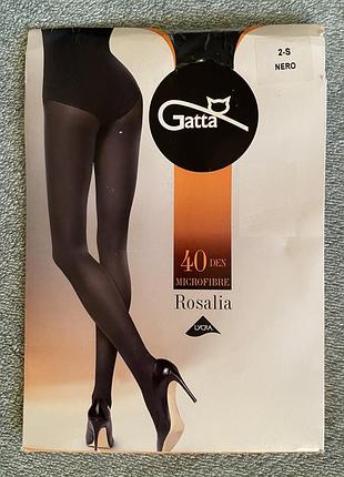 Колготки жіночі чорні gatta rosalia 40 ден №2