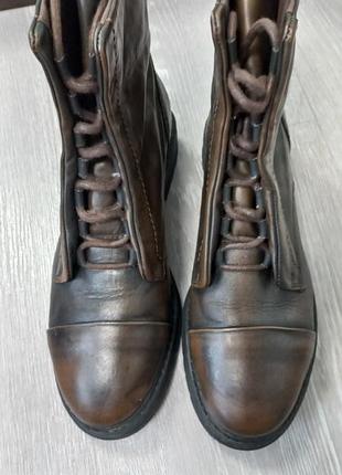 Кожаные женские ботинки clarks 4