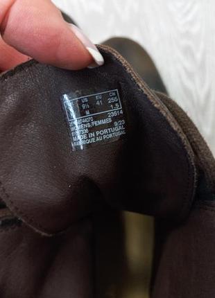 Кожаные женские ботинки clarks 7