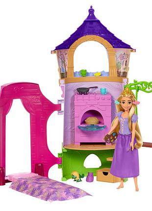 Набор с куклой рапунцель "высокая башня" disney princess (hlw30)