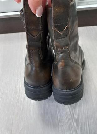 Кожаные женские ботинки clarks 6