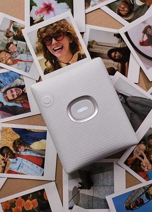 Фотопринтер fujifilm instax link sq white