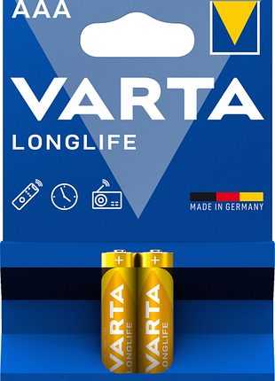 Батарейка varta longlife aaa bli 2 (4103101412)