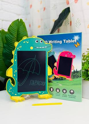 Цветной lcd планшет, детский графический цветной lcd планшет, доска для рисования и записей зеленый