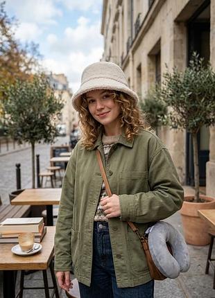 Панама для жінок accessories бежева тедді хутро 56 розмір